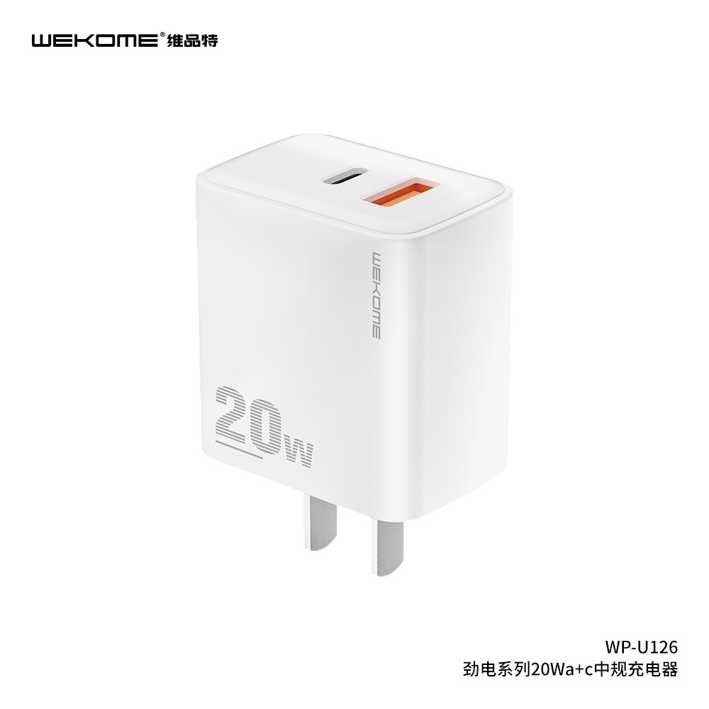 Bộ sạc nhanh PD20W U127 U126 Cổng Type C 20W, sạc cho điện thoại dòng iph XS Max 11 12 13 14 Promax Samsung Oppo LG