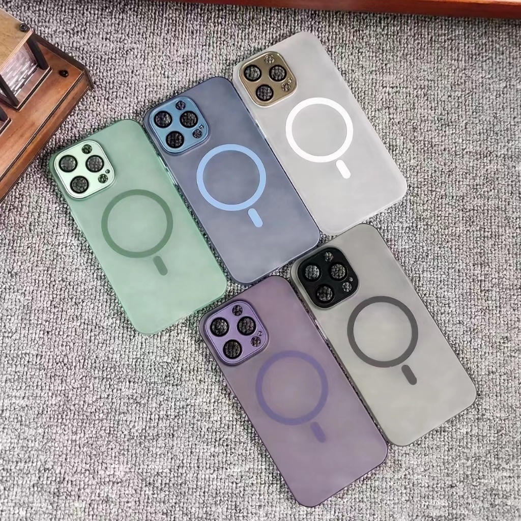 Ốp điện thoại từ tính nhám KOLEAD 008 chống bám bẩn, hạn chế bám vân tay cho các dòng lphone 12 13 14 15 Promax