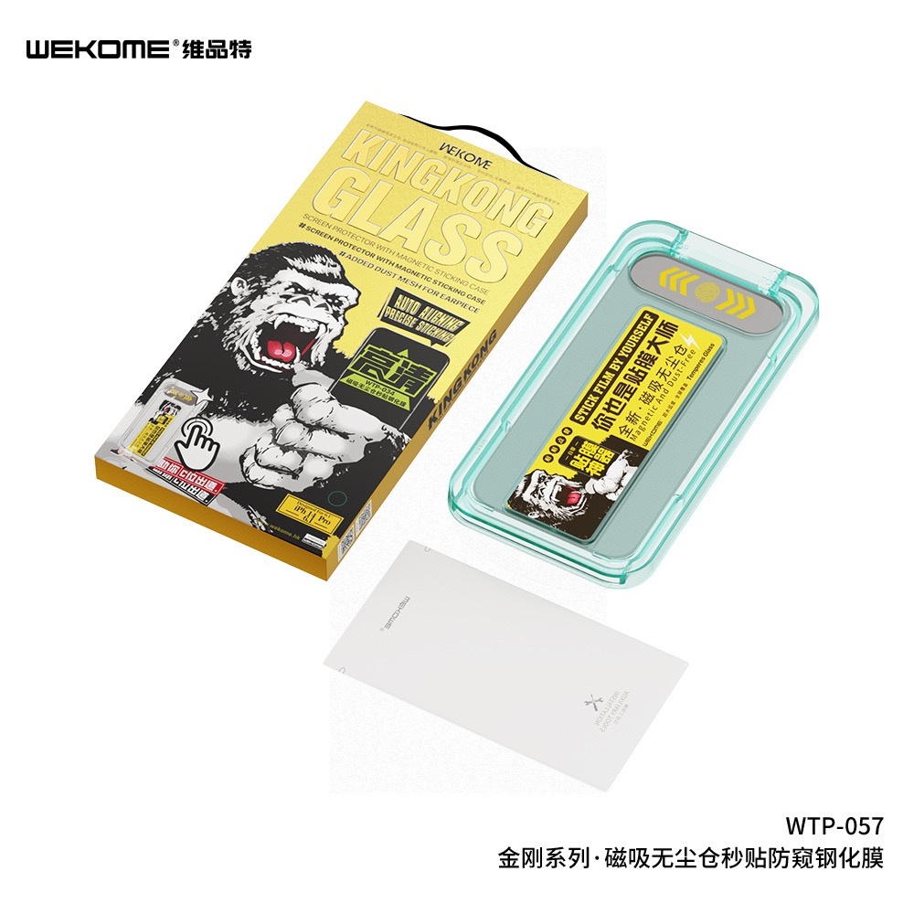 Kính cường lực KingKong bảo vệ màng loa WEKOME 034-057 cho Iphone x xr xs max 11 12 13 14 15 Pro max