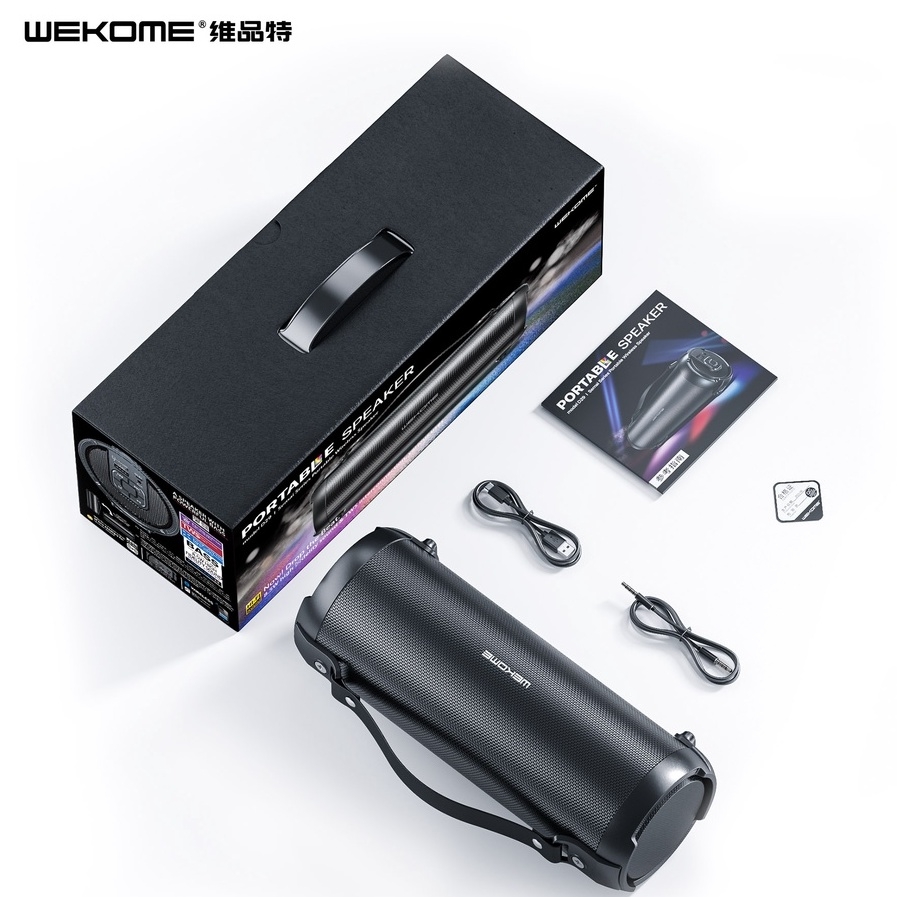 Loa bluetooth mini WEKOME D29 thế hệ V5.0 bắt sóng khoảng cách lên đến 10m, dễ dàng di chuyển, sử dụng ngoài trời