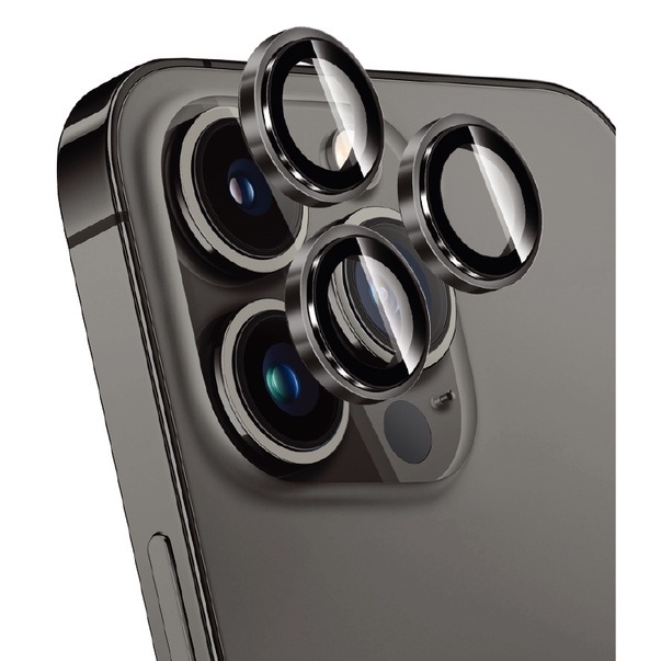 Bộ dán bảo vệ Camera viền kim loại KOLEAD ZC-R1 cho iphone 11 12 13 14 15 pro max plus bảo vệ từng ống kính