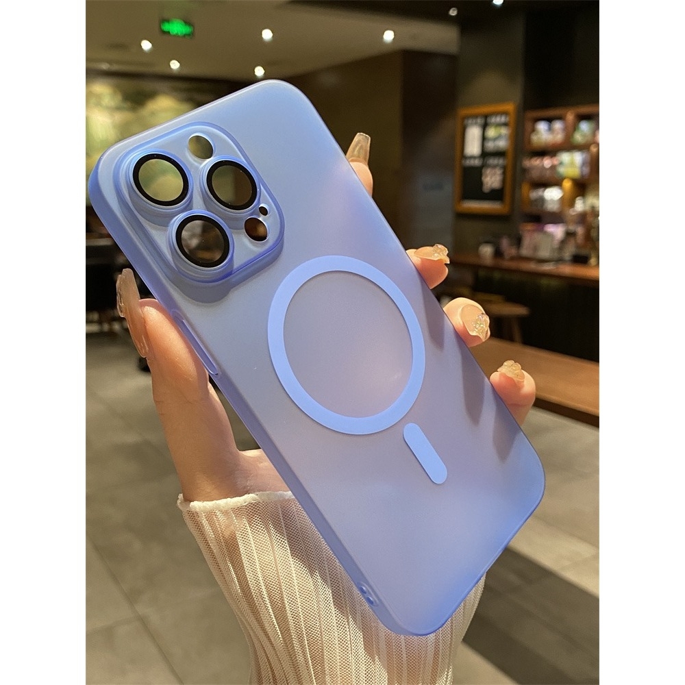 Ốp điện thoại từ tính nhám KOLEAD 008 chống bám bẩn, hạn chế bám vân tay cho các dòng lphone 12 13 14 15 Promax