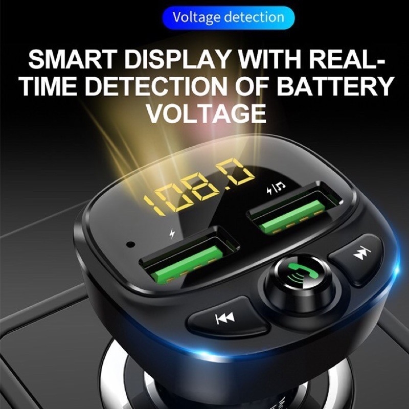 Tẩu sạc Bluetooth đa năng cho oto WEKOME