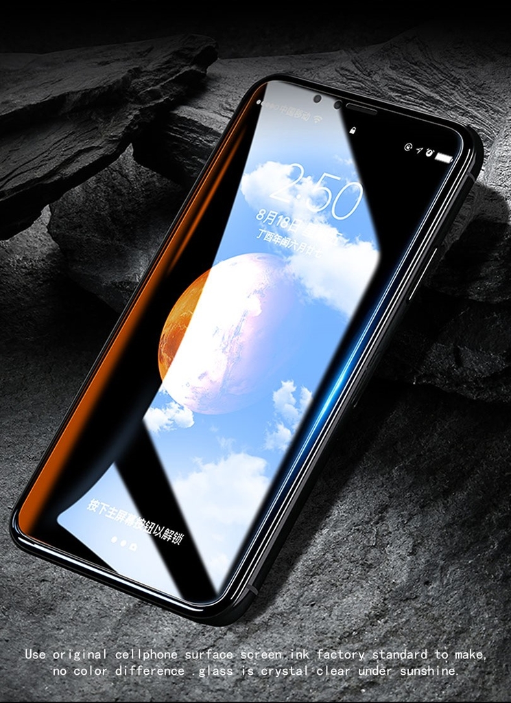 Kính cường lực bảo vệ điện thoại KINGKONG  009 - Cường lực đủ dòng iPhone - Full màn hình, kính dán trần viền đen - Chính hãng KINGKONG