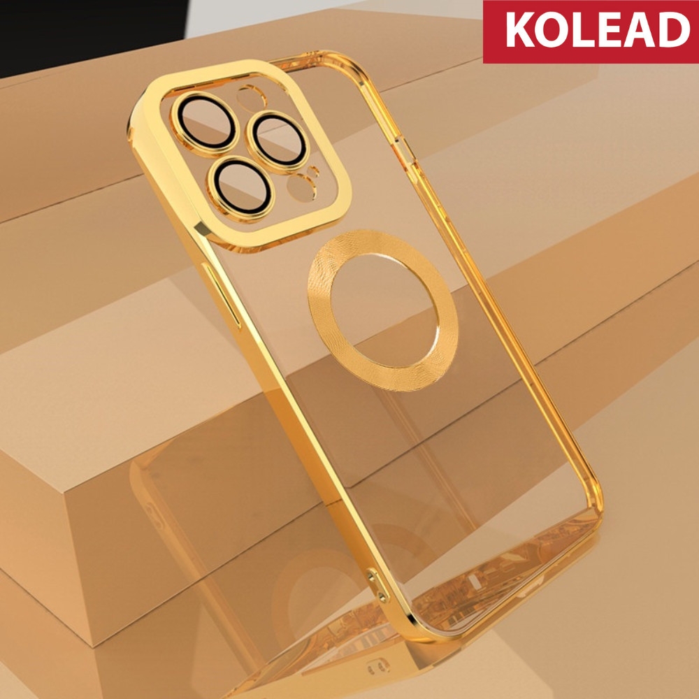 Ốp lưng chống sốc từ tính KOLEAD - Có sạc không dây từ tính cho IPHONE X/XS/11/12/13/14 - Ôp lưng có cụm kính Bảo vệ camera - Viền cứng chống sốc cho điện thoại