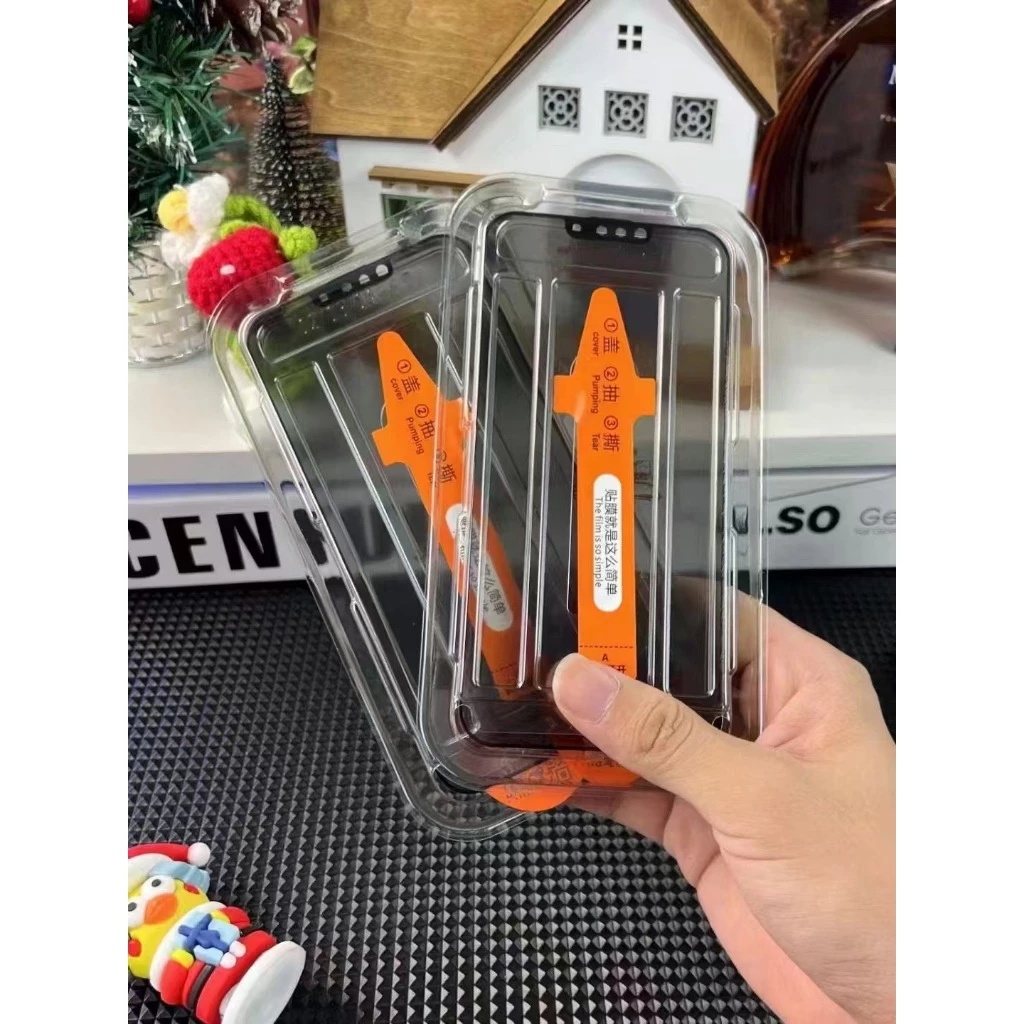 Kính cường lực tự dán chống nhìn trộm 360 độ KINGKONG K360 có khung tự dán cho Iphone 11 12 13 14 15 16 Pro Plus Promax