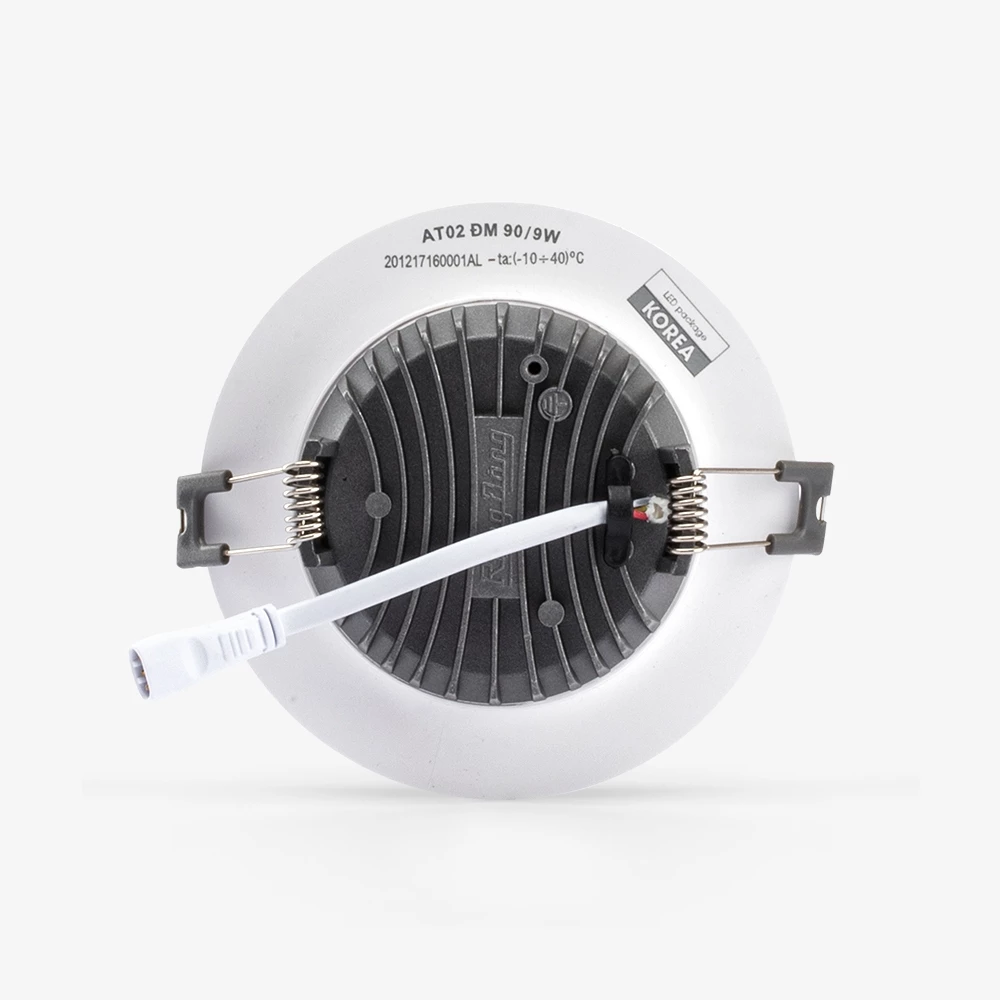 Đèn LED âm trần Downlight Đổi màu RẠNG ĐÔNG AT02 ĐM 90/9W,Sử dụng Chip LED Hàn Quốc, Chất lượng ánh sáng cao