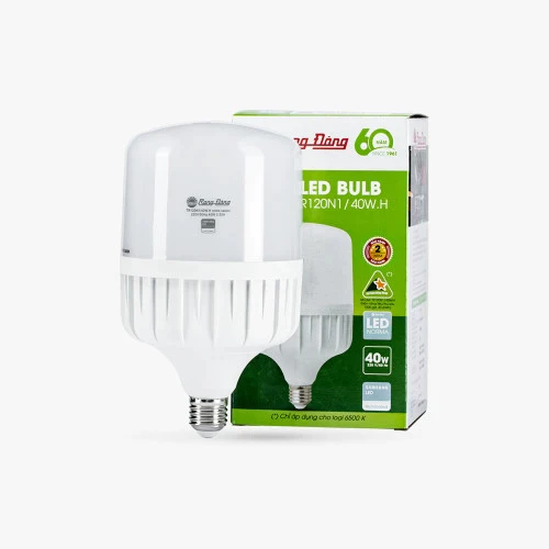Đèn Led Bulb Rạng Đông hình tròn, hình trụ, công suất 7 15 20 40 80W, bền bỉ, thân thiện với môi trường, tiết kiệm điện