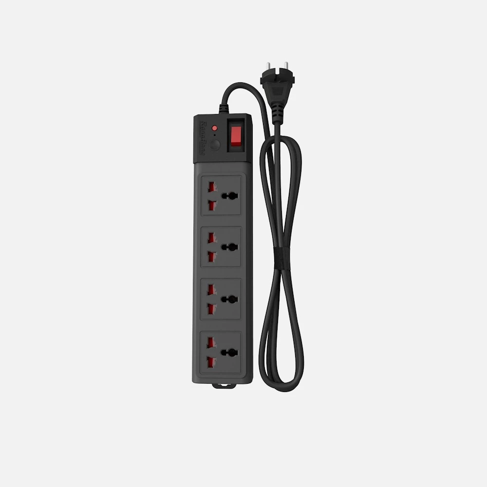Ổ cắm điện đa năng chống giật Rạng Đông OC04.USB, tích hợp 2 cổng USB tiện lợi, chịu tải cao, an toàn khi sử dùng