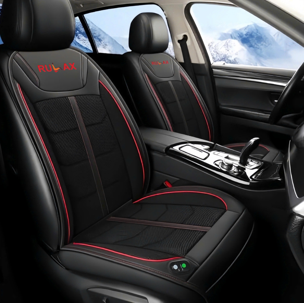 Đệm Làm Mát Ghế Ô Tô RULAX Có Chức Năng Massage - Đệm Điều Hòa, Tựa Lưng Ghế Ô Tô Giúp Giảm Mệt Mỏi Khi Lái Xe.