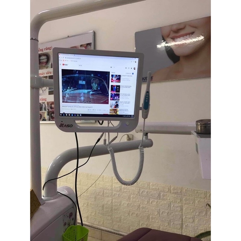 Giá treo màn hình camera thẳng gắn cần đèn ghế răng