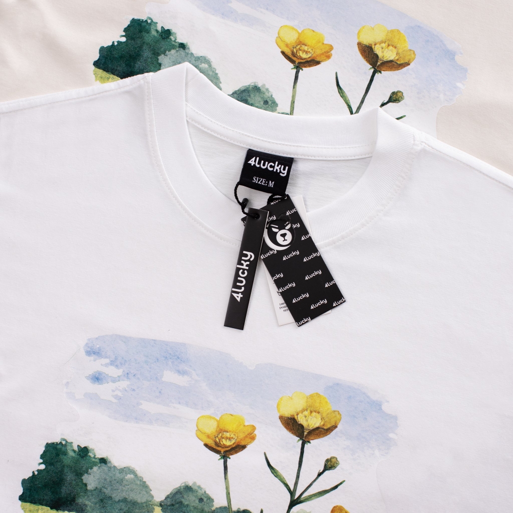 ÁO THUN FOM RỘNG 4LUCKY - 6043