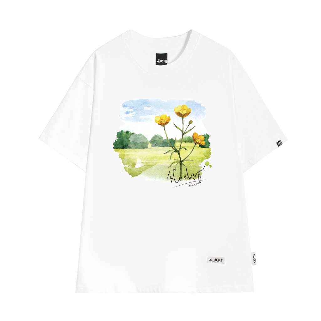 ÁO THUN FOM RỘNG 4LUCKY - 6043