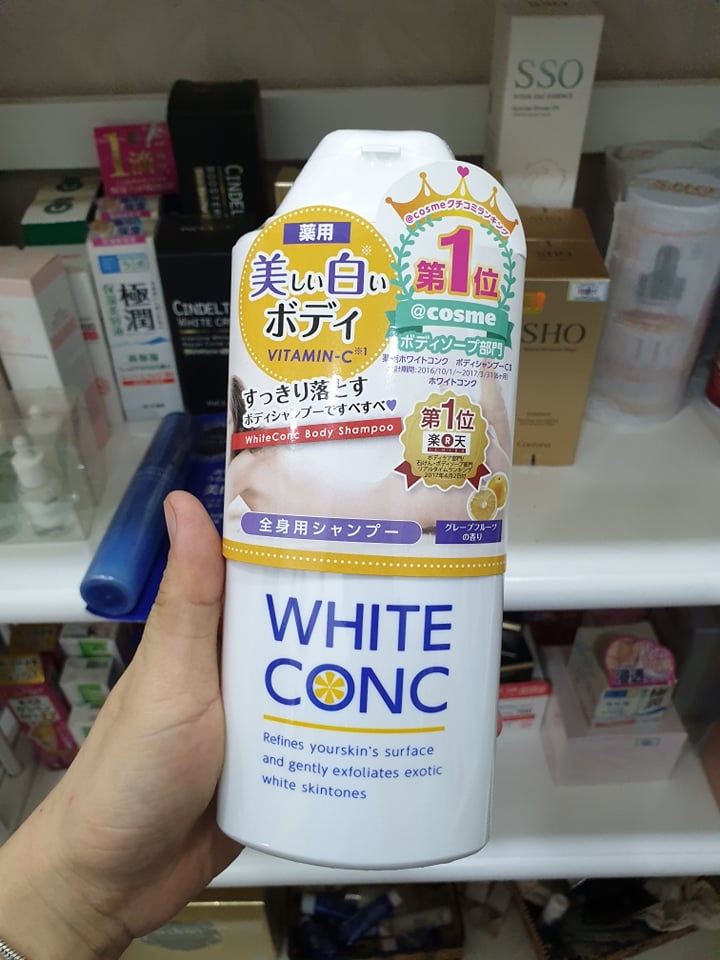Sữa Tắm White Conc Body sản phẩm được bình chọn số 1 trên trang Cosme 360ml