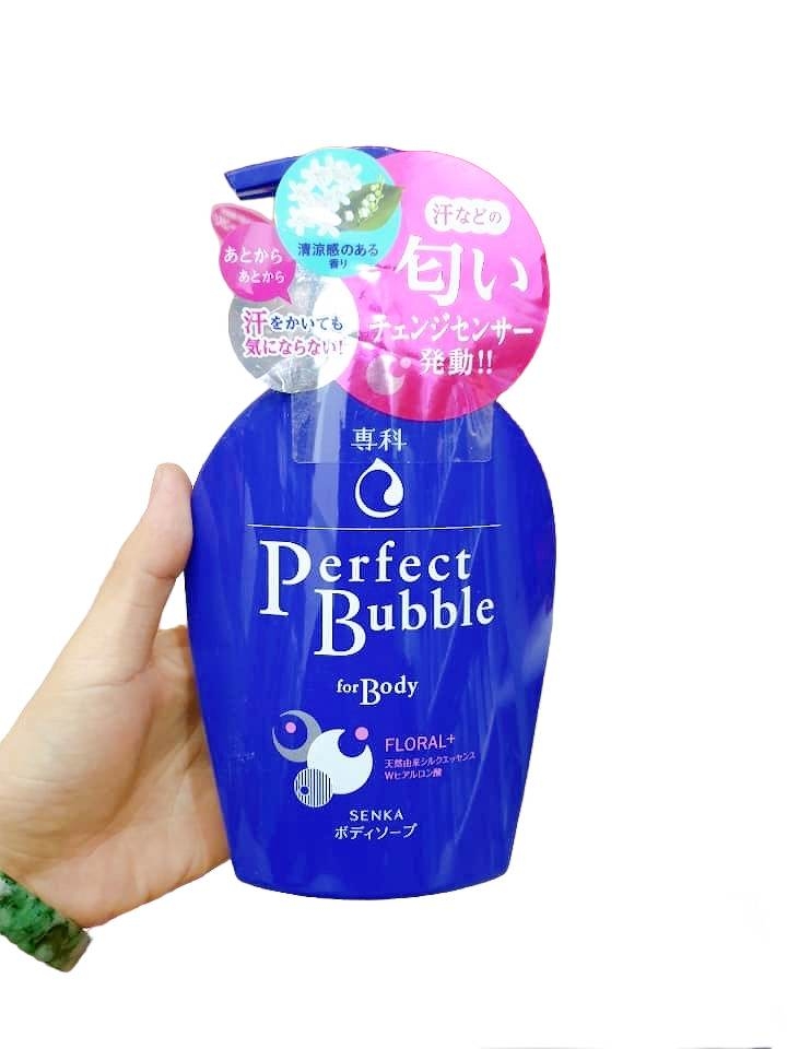 Sữa tắm Shiseido Perfect Bubble for body Floral 500ml (bubble floral)