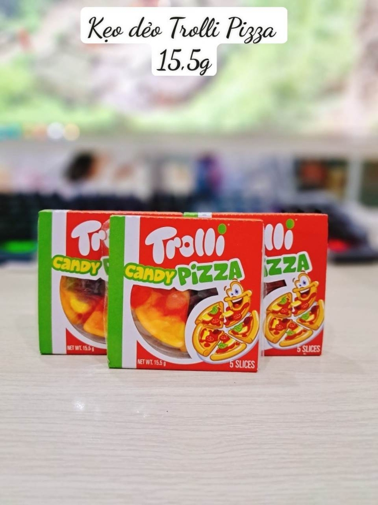 KẸO DẺO PIZZA TROLLI 15.5g ( 1 hộp 48 cái)