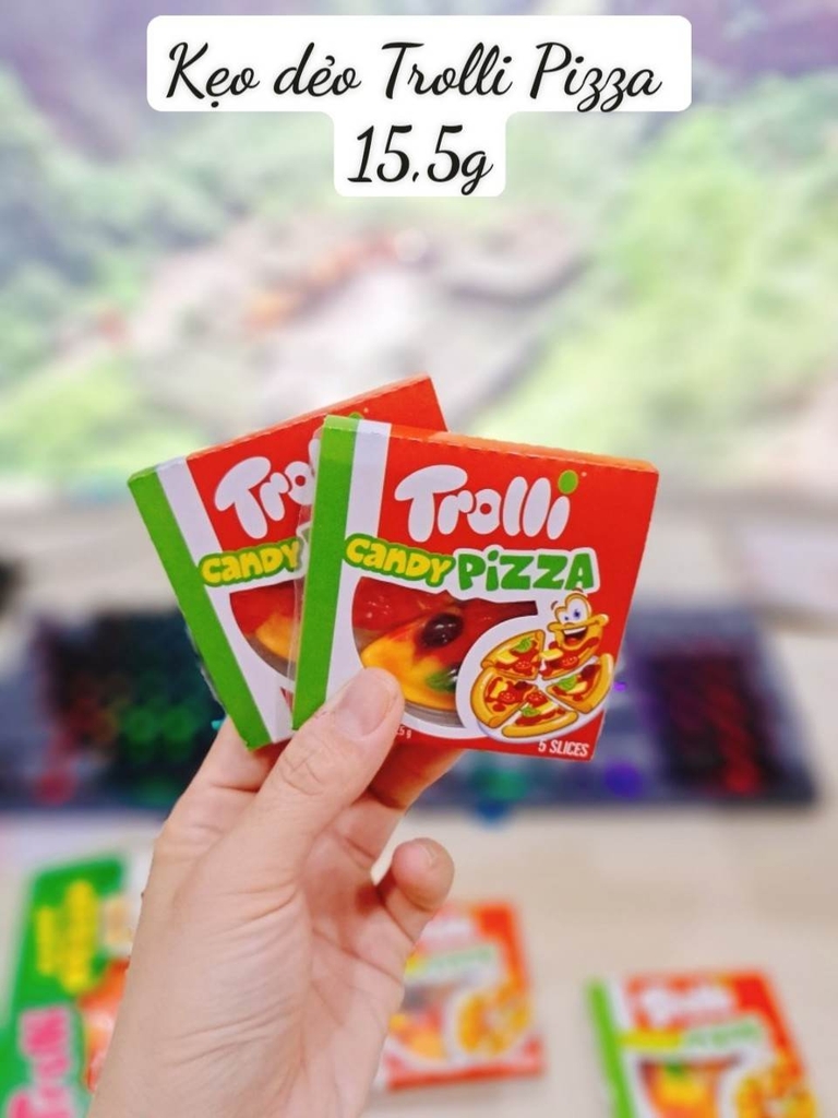 KẸO DẺO PIZZA TROLLI 15.5g ( combo 30 cái)