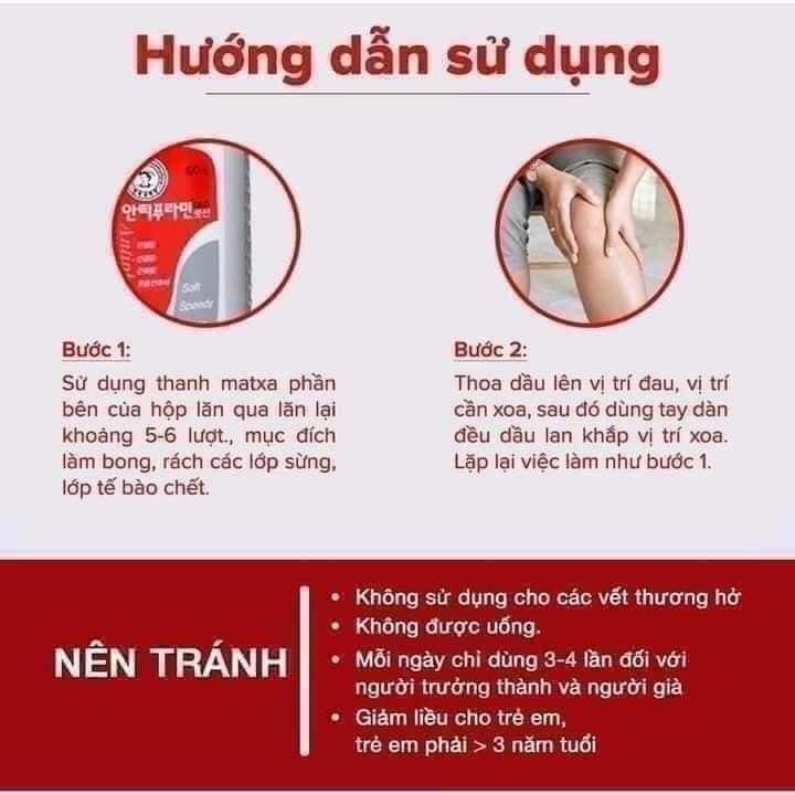 Dầu nóng Antiphlamine Hàn Quốc 100ml