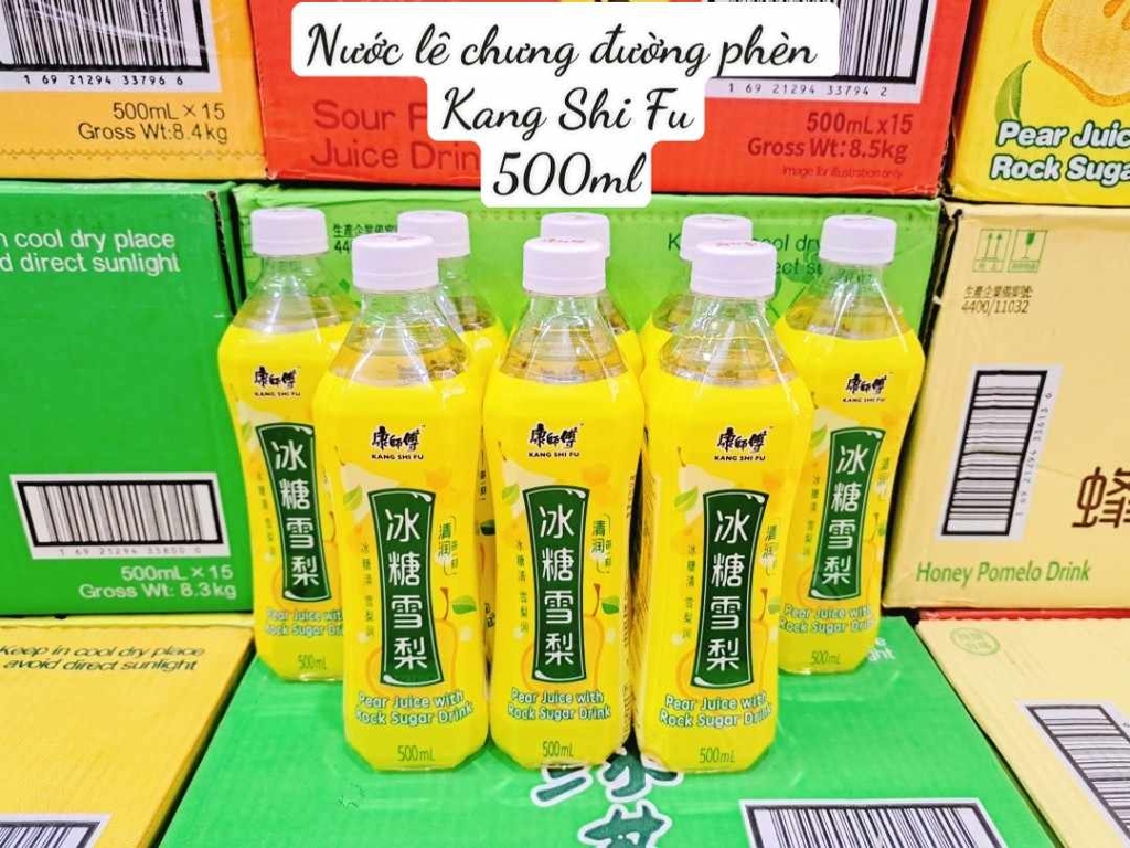 Nước lê chưng đường phèn Kang Shi Fu 500ml