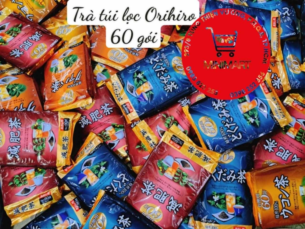 Trà giảm mỡ bụng Genpi Orihiro (60 gói)