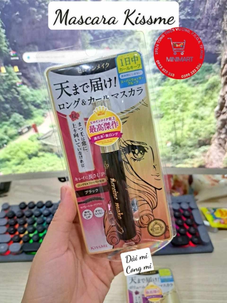 Mascara Kissme Volume ( vuốt cong & dài mi)