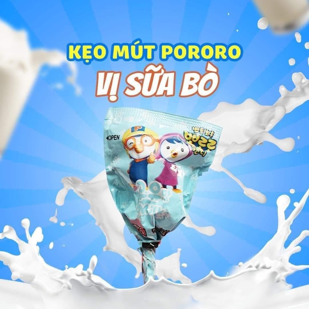 Kẹo mút Pororo 660g ( 60 cây)