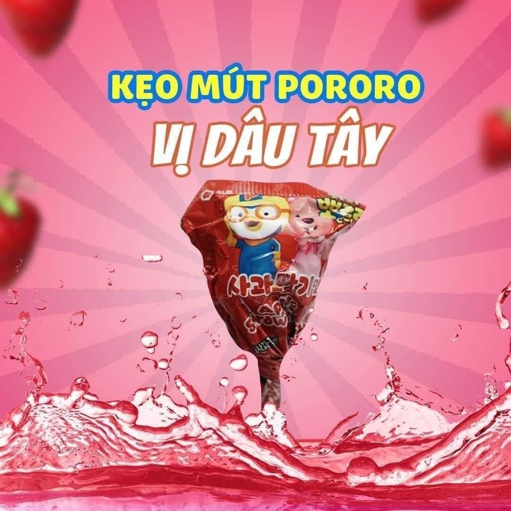 Kẹo mút Pororo 660g ( 60 cây)