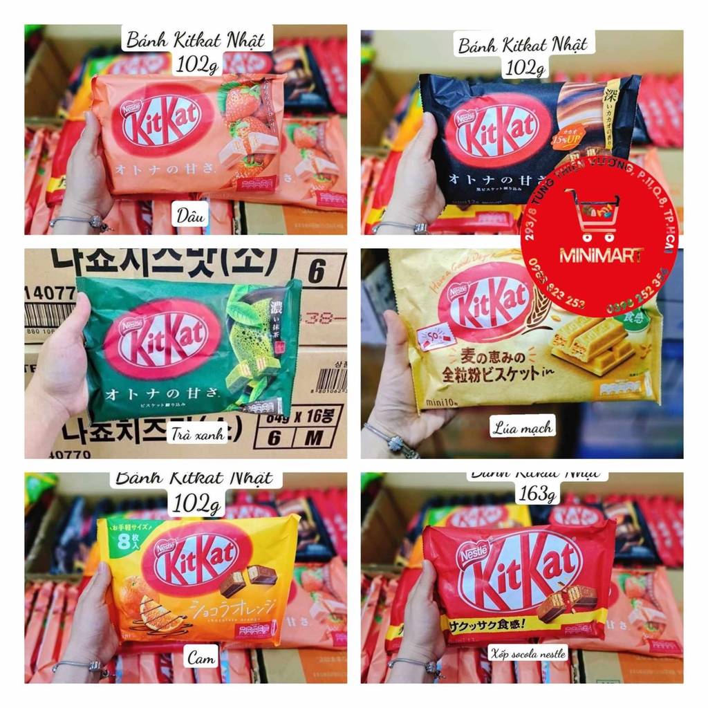 Bánh Kitkat Nhật (vị dâu)