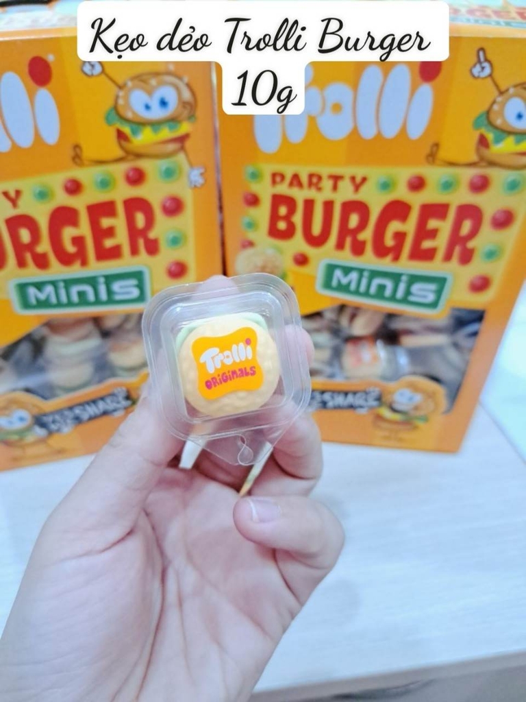 Kẹo dẻo Trolli Party Bugger Minis của Đức 10g (hộp 80 cái)