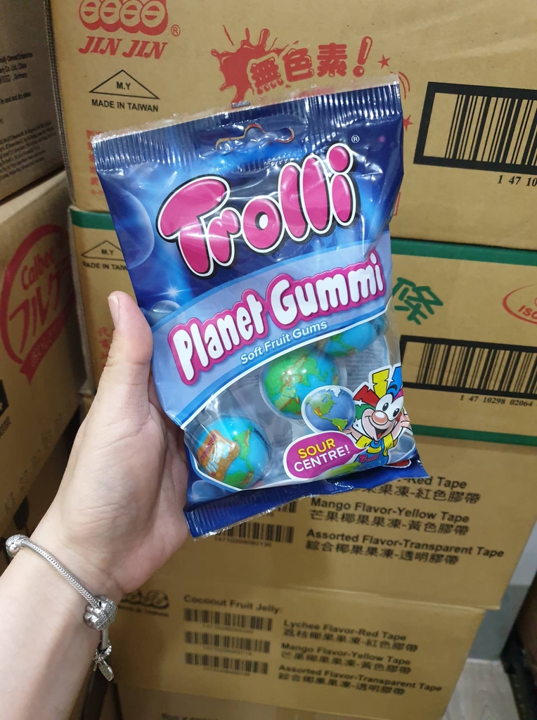 Kẹo Trolli Planet Gummi ( túi 4 viên)