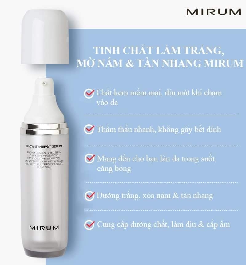 Tinh chất Mirum Glow Synergy Giảm Nám Và Tàn Nhan Giúp Dưỡng Sáng Da