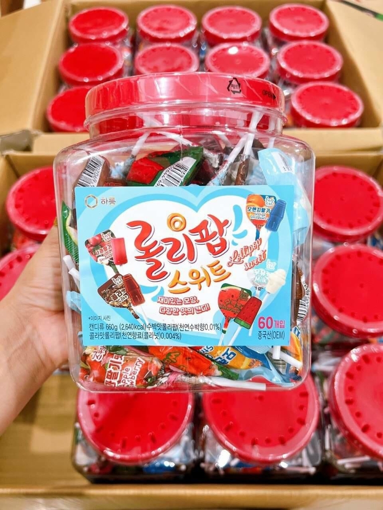 Kẹo mút Hàn Quốc ( 60 que)