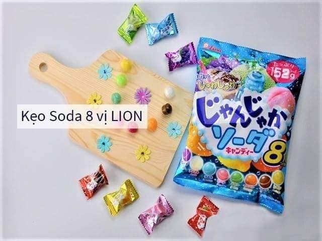 Kẹo soda vị trái cây tổng hợp Lion 152g
