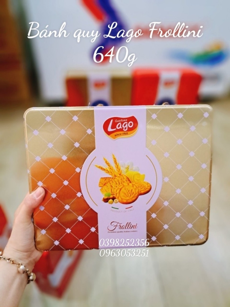 Bánh quy Lago Frollini  640g ( vàng)