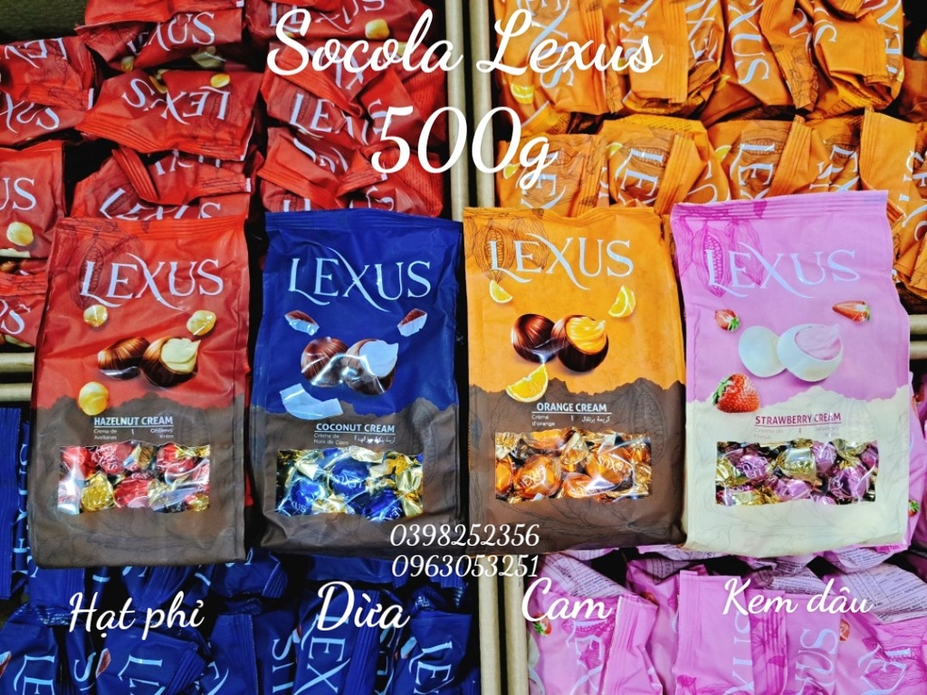 Socola Lexus 500g ( Hạt Phỉ)(12)