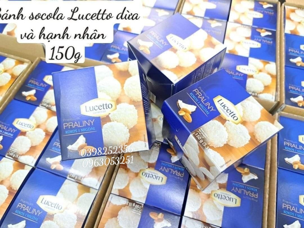 Bánh Socola dừa Lucetto 150g