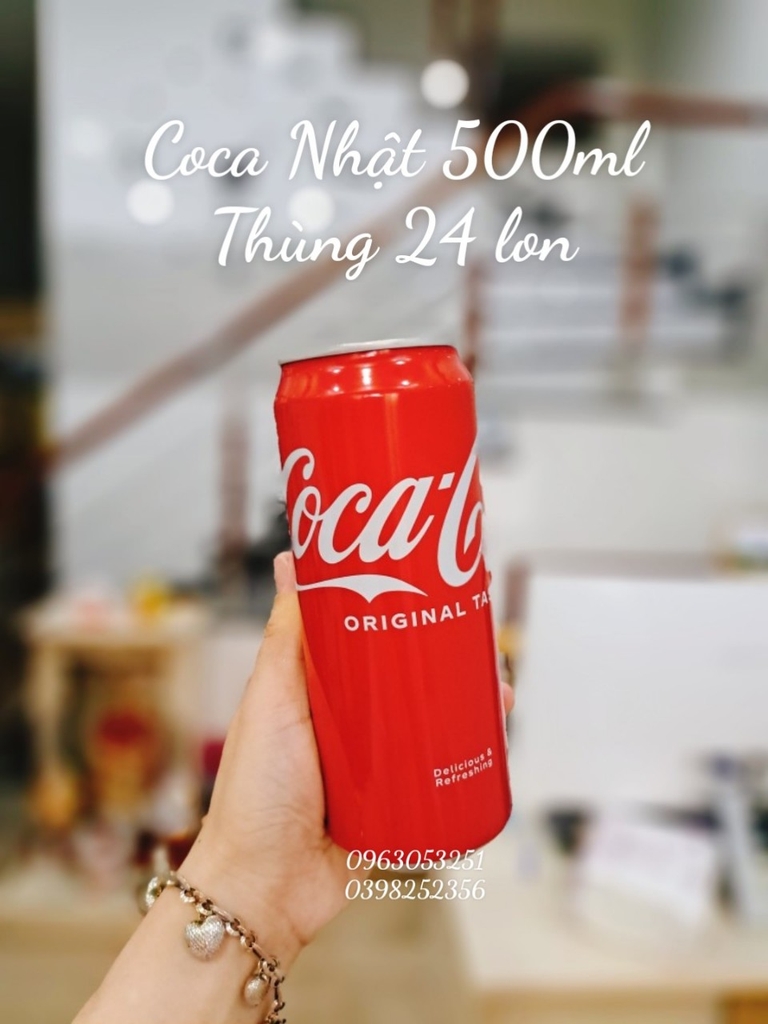 Nước Ngọt COCA COLA NHẬT - 500ml ( set 12 lon)