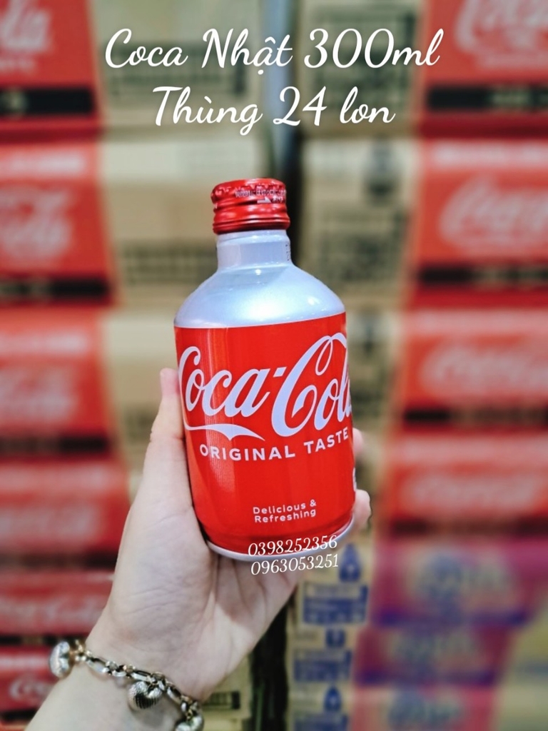 Nước Ngọt Coca nắp vặn 300 ml (24 lon)