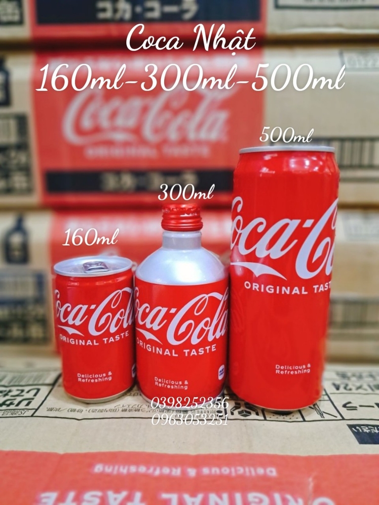 Nước Ngọt Coca Nhật 160ml ( thùng 30 lon)