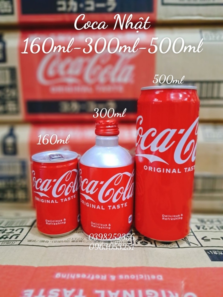 Nước Ngọt COCA NHẬT NẮP VẶN ( combo 12 lon)