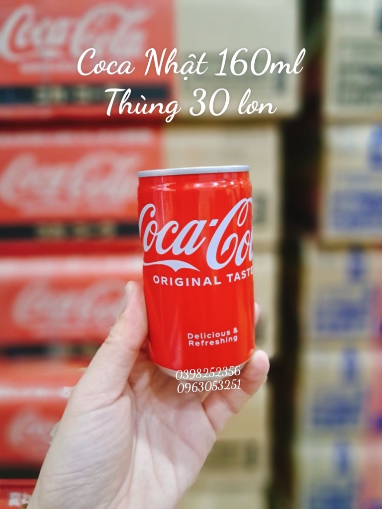 Nước Ngọt Coca Nhật Mini 160ml ( set 10 lon)