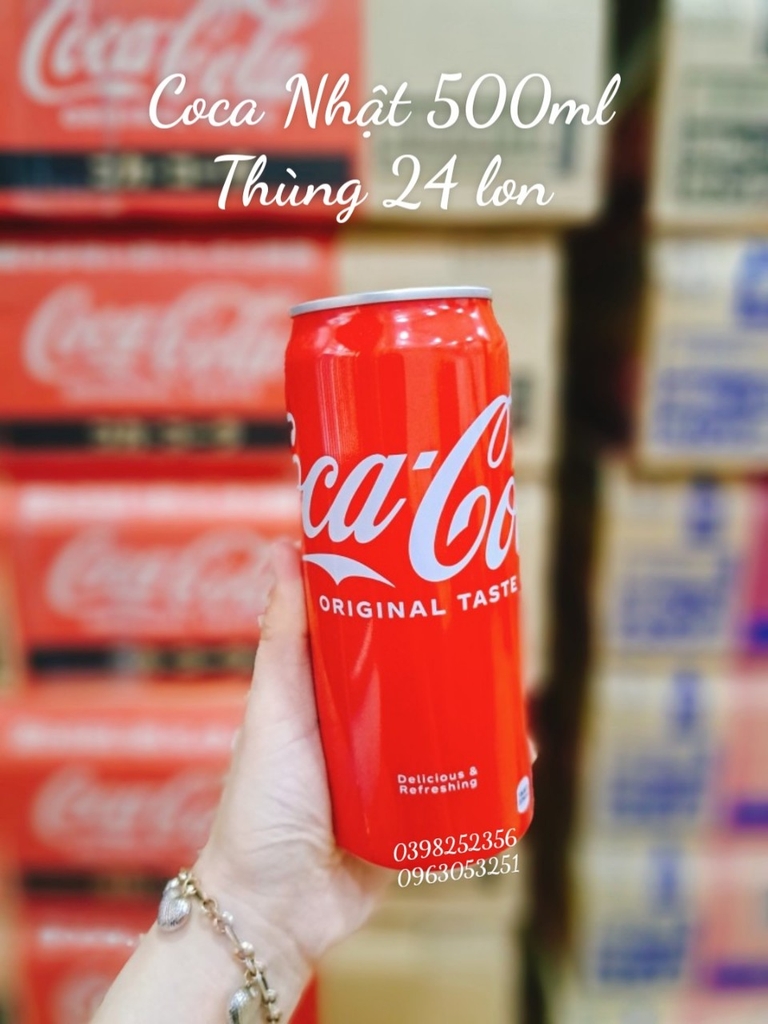 Nước Ngọt COCA COLA NHẬT - 500ml ( set 12 lon)