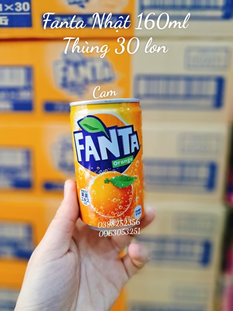 Fanta Nhật Cam 160ml ( Thùng 30 lon)