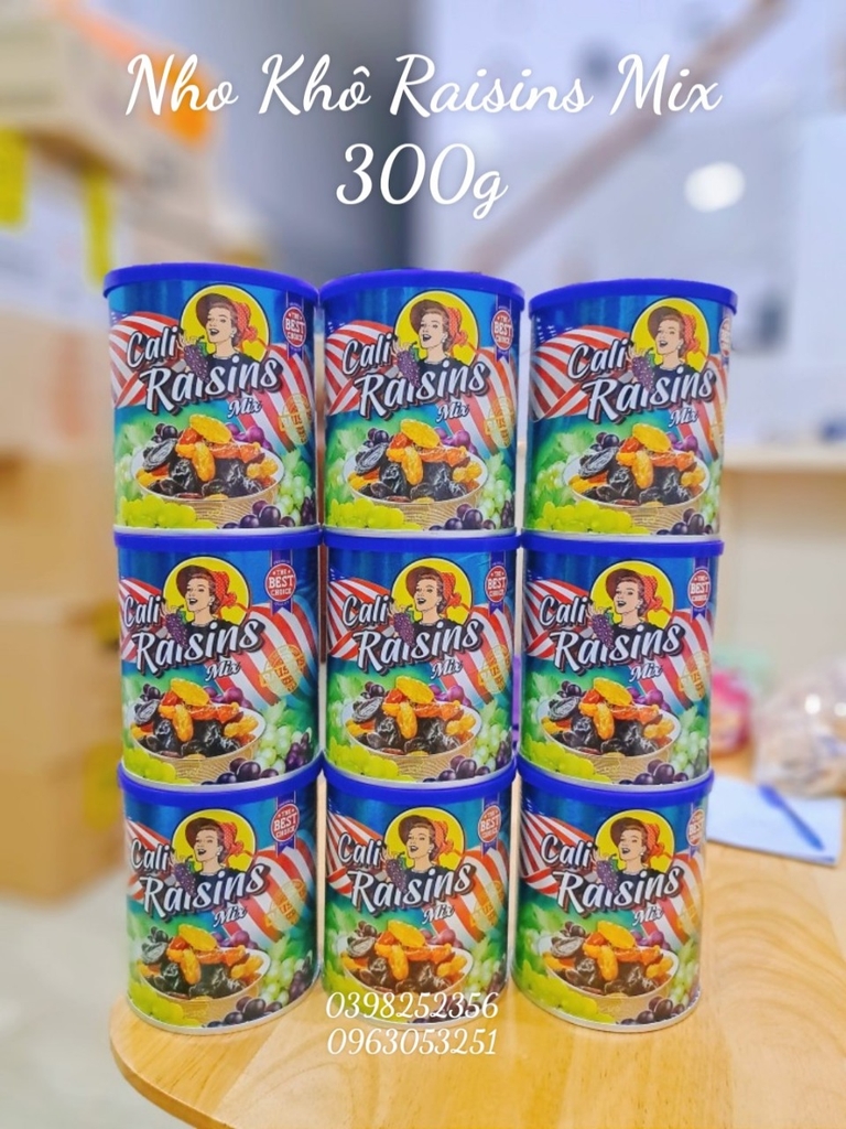 Nho Khô Cali Raisins Mix 300g (24)