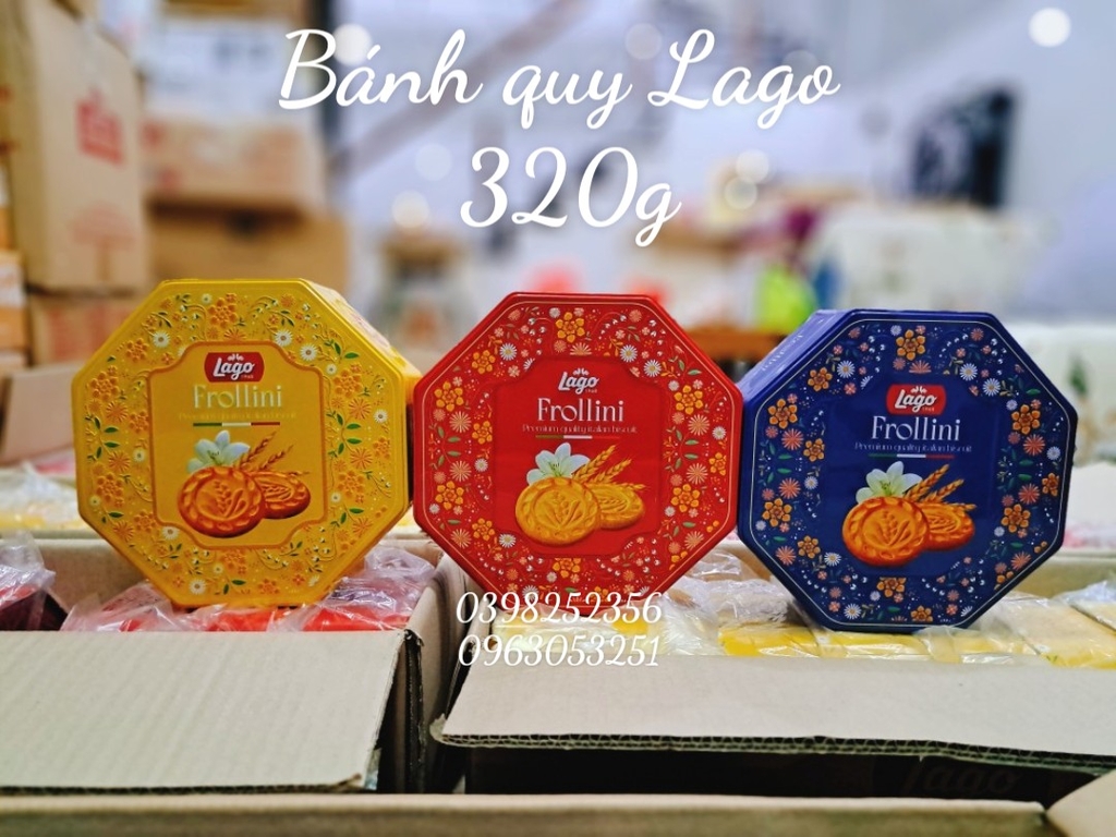 Bánh quy Lago Gastone Frollini 320g ( Vàng) (8)