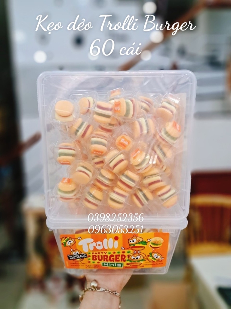 Kẹo dẻo Trolli Party Bugger Minis 600g