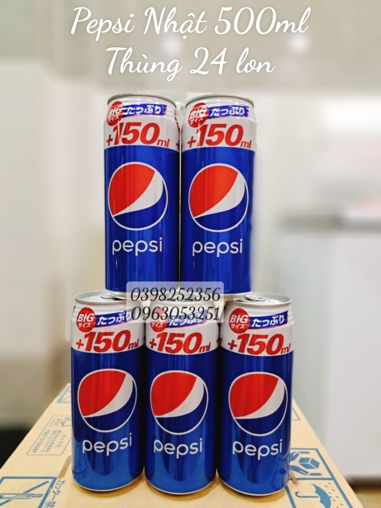 Nước Ngọt Pepsi Nhật 500ml ( thùng 24 lon)