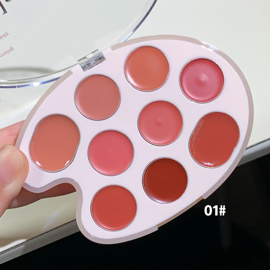Bảng Son Và Má Hồng Kem 9 Ô Dasique Mood Painting Lip & Cheek 6g