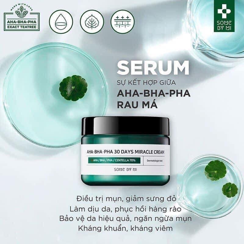 Kem Dưỡng Some By Mi AHA BHA PHA 30 Days Miracle Cream Hũ 60g