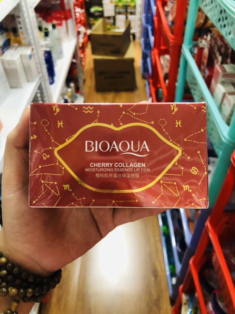 Mặt Nạ Dưỡng Môi Bioaqua - Zozu Dưỡng Hồng Môi Giảm Thâm Môi Bổ Sung Collagen - Hủ 20 miếng